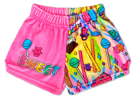 I Want Candy Plush Shorts