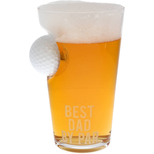 Dad Par - 15 oz Golf Ball Glass