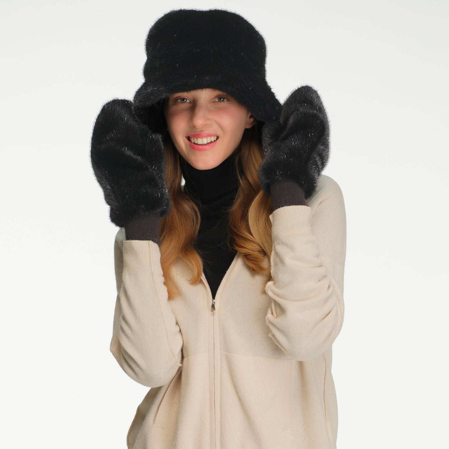 Convertible Fur Mittens