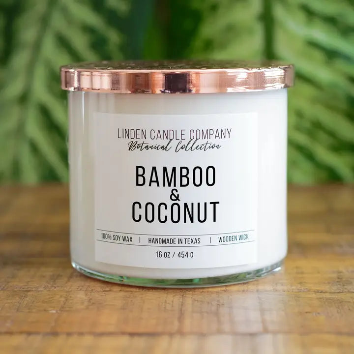 Linden Candle Bamboo & Coconut