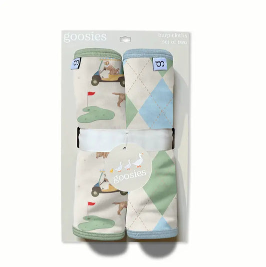 Goosies Barks & Birdies Burp Cloth Set