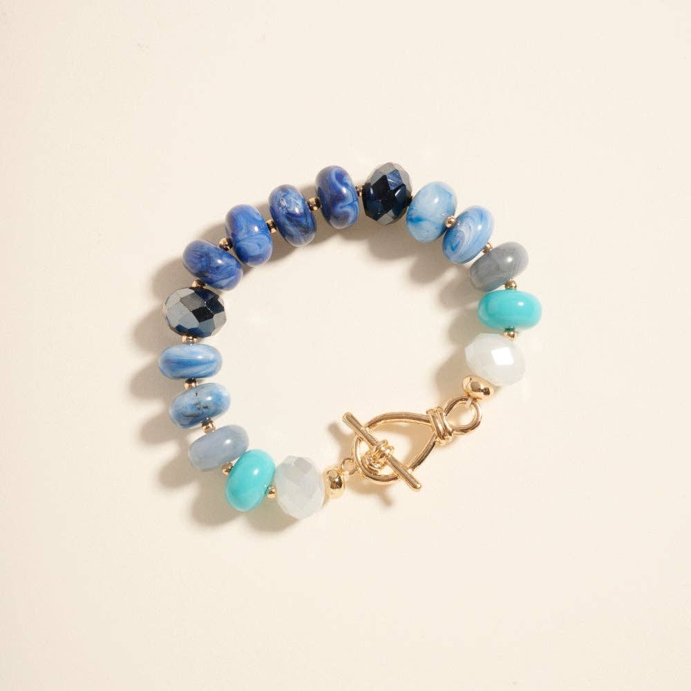 Ombre Beaded Stretch Bracelet