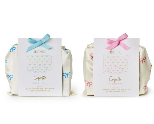 Silky Pillowcase & Eye Mask Set