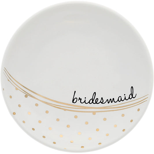 Bridesmaid Polka Dot Keepsake Dish