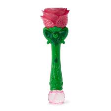 Two's Company Pink Rose LED Bubble Wand