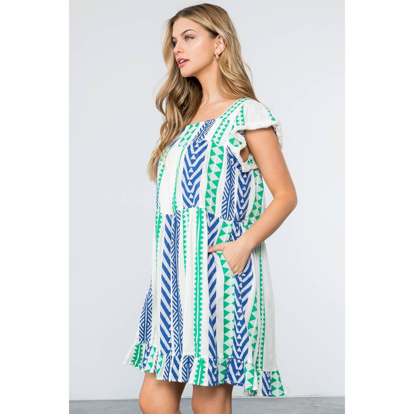 THML Pattern Knit Dress