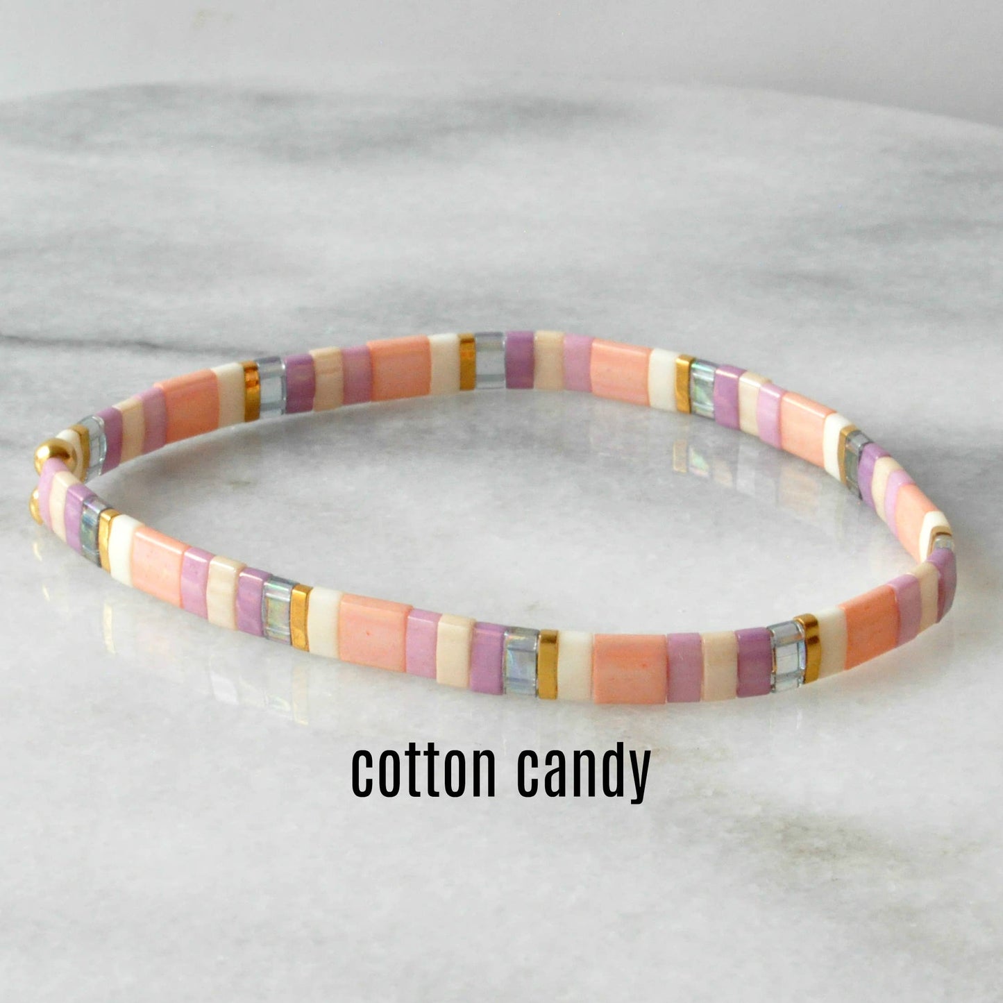 Hand Beaded Tile Bracelets