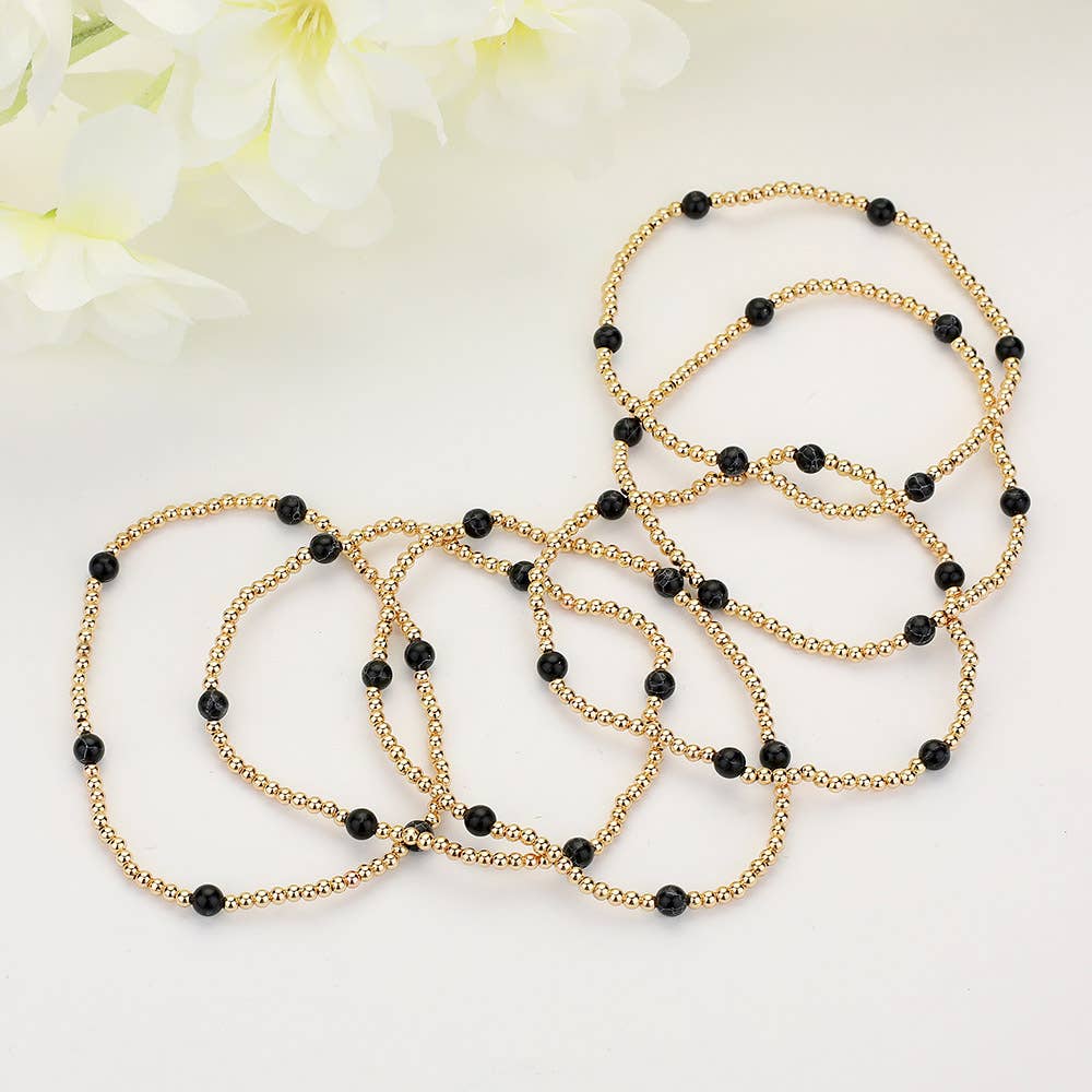 Natural Stone Multi Layered Bracelets