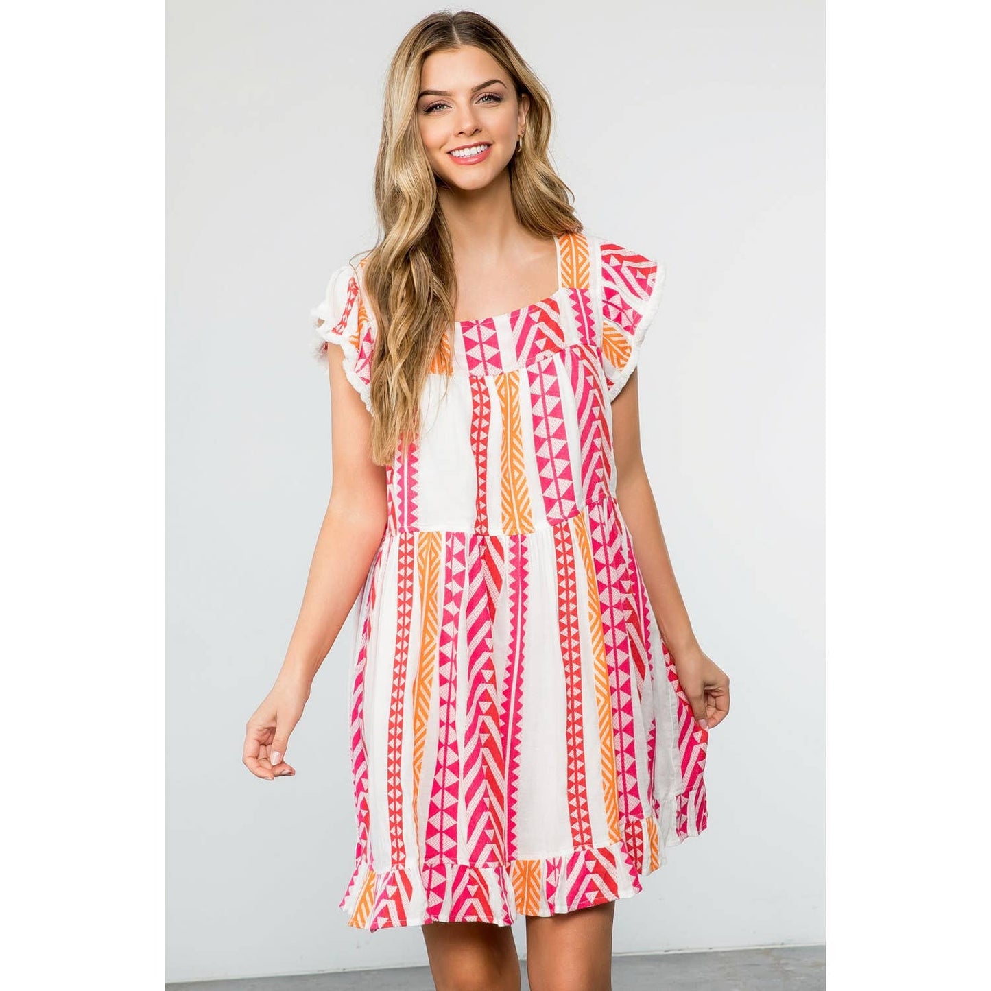 THML Pattern Knit Dress