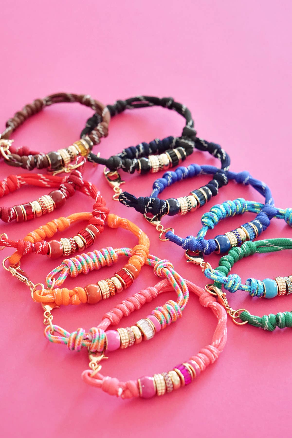 Lottie Multi Bead Cord Bracelet