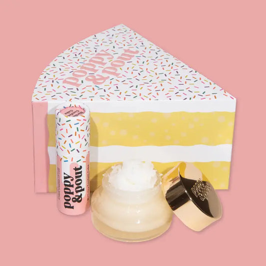 Poppy & Pout Birthday Lip Care Duo Set
