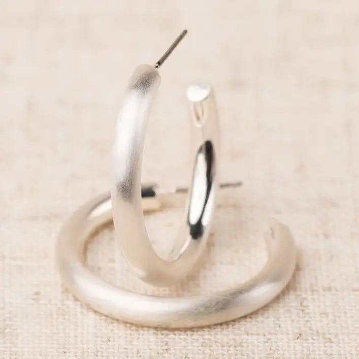 Cameron Silver Hoops