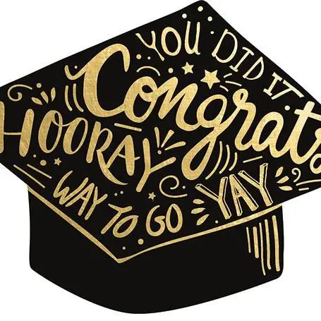 Graduation Cap Diecut Card