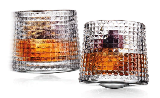 Revolve Spinning Whiskey Glass