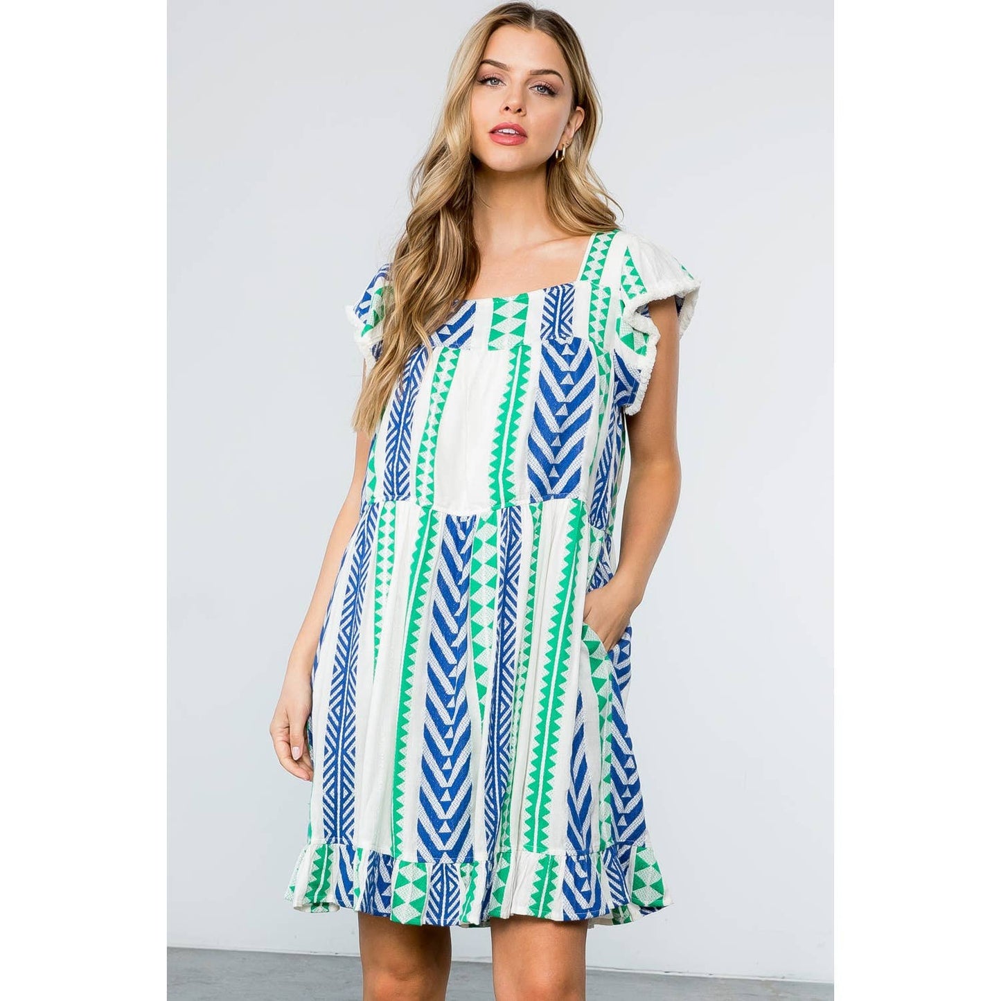 THML Pattern Knit Dress