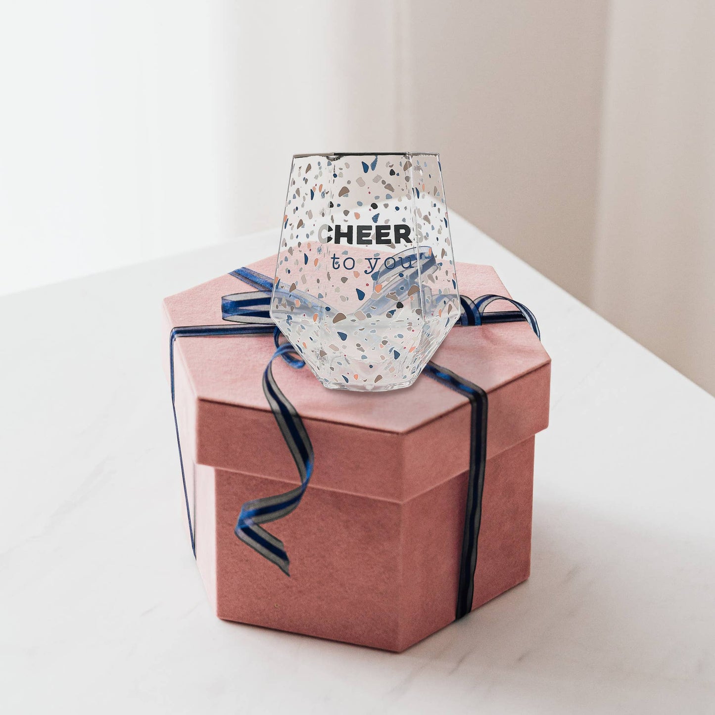 Cheers To You Wine Glass