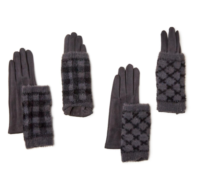 Two's Company Convertible Gloves