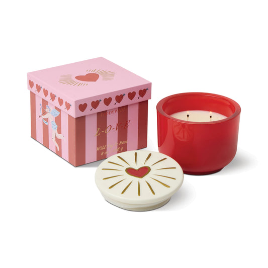 Paddywax Charmed Candle - Heart Lid