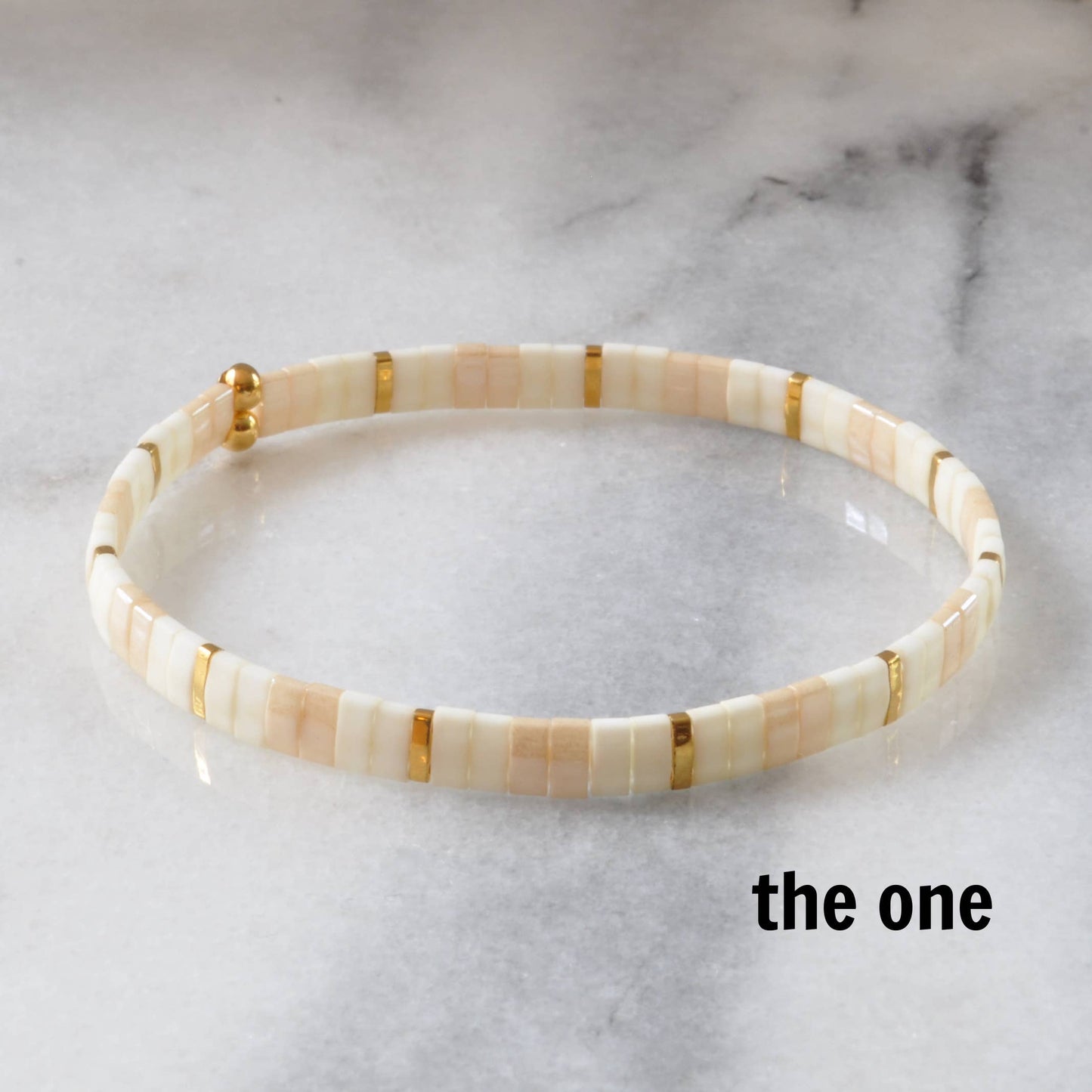 Hand Beaded Tile Bracelets