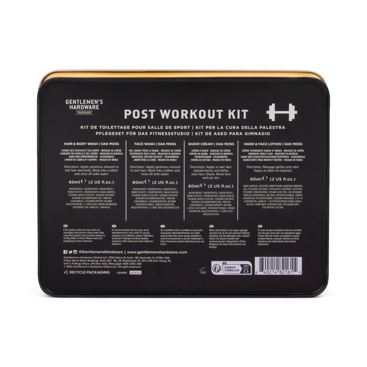 Post Gym Kit