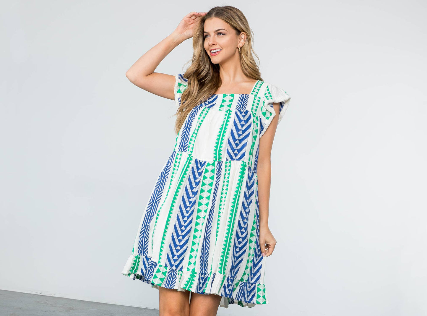 THML Pattern Knit Dress