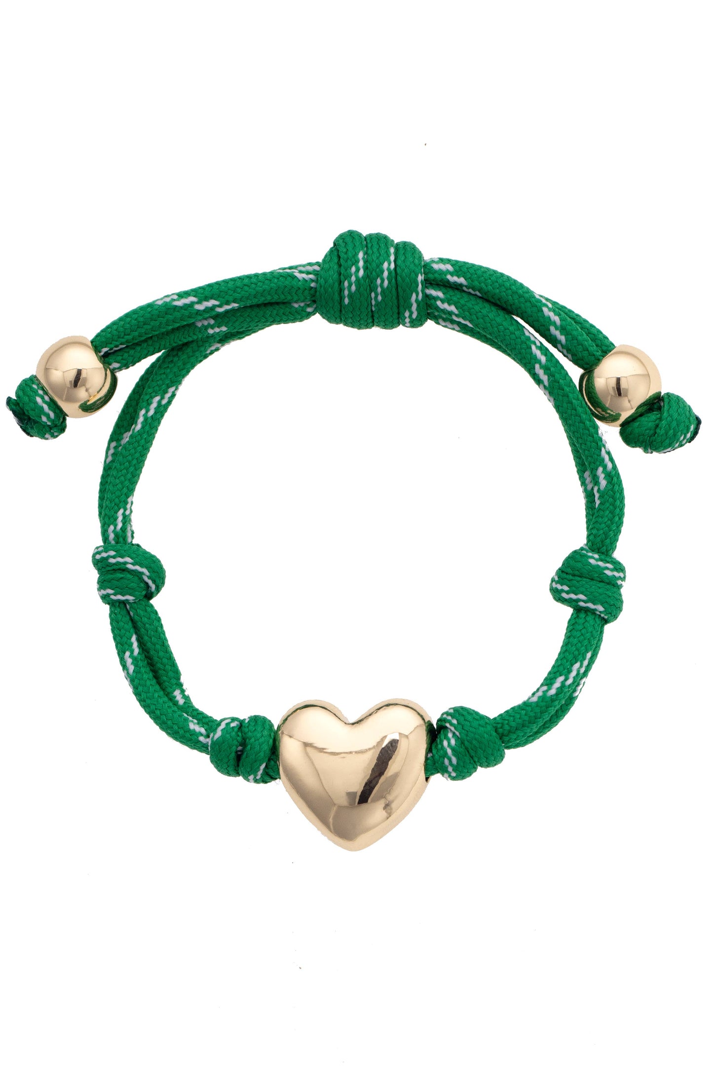 Blaine Puffy Heart Cord Bracelet