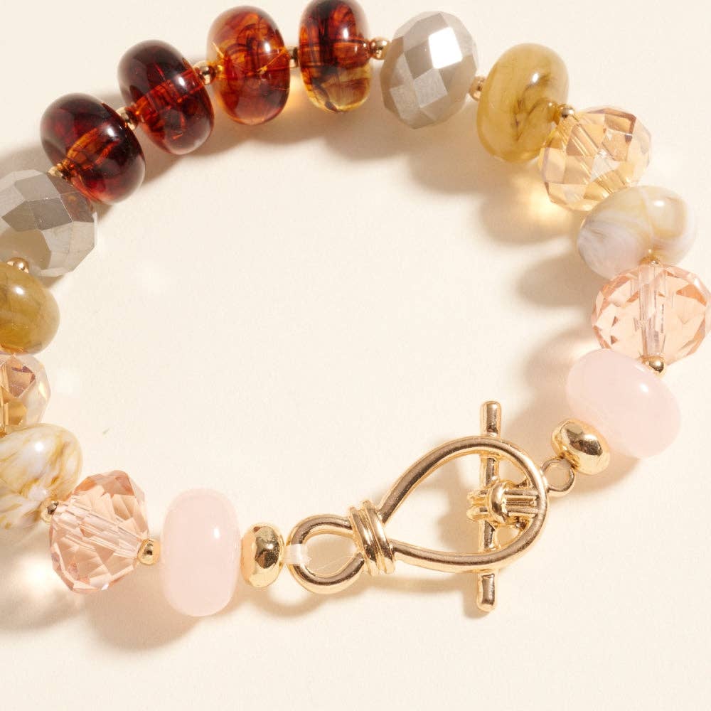 Ombre Beaded Stretch Bracelet