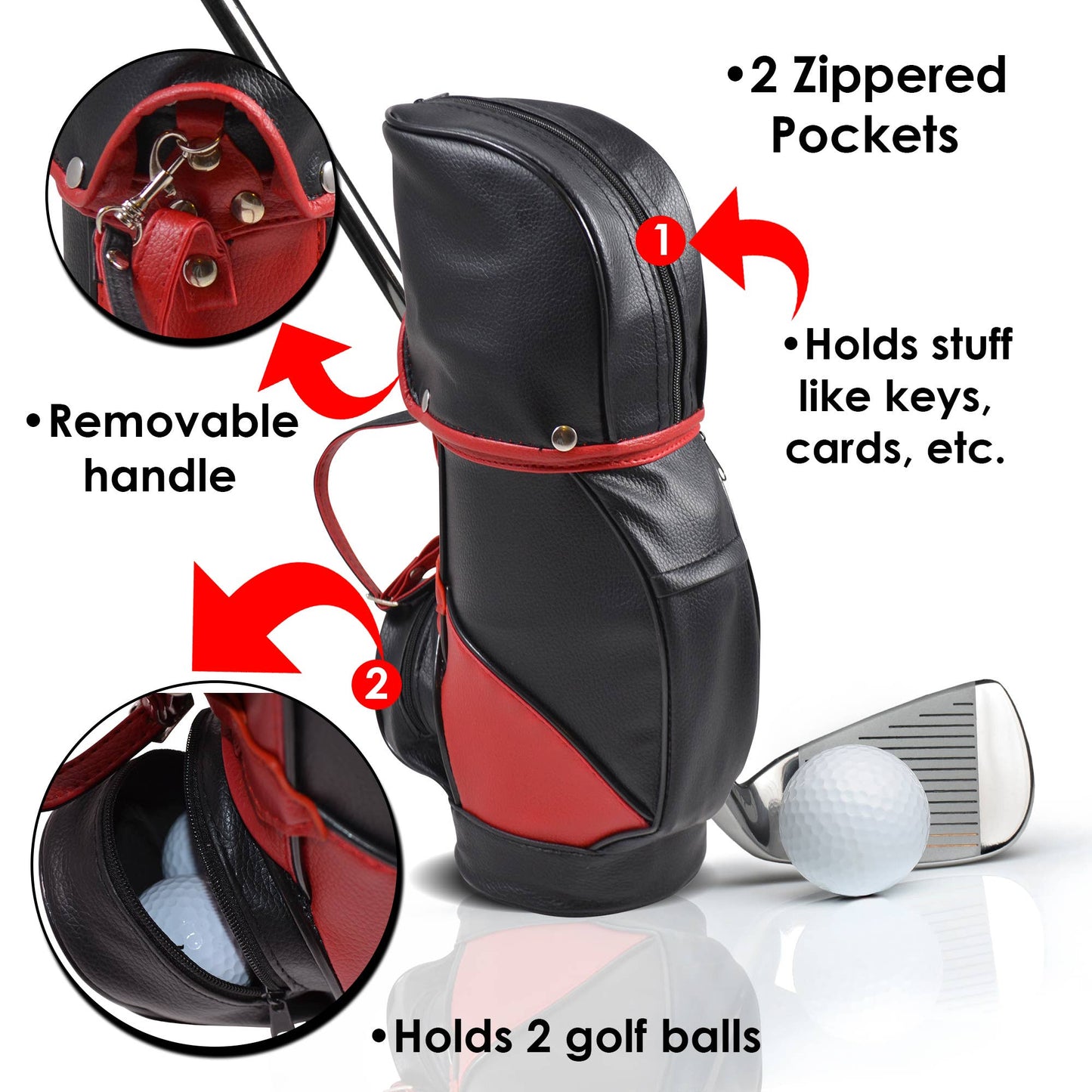 Golf Caddy Single Wine Bag
