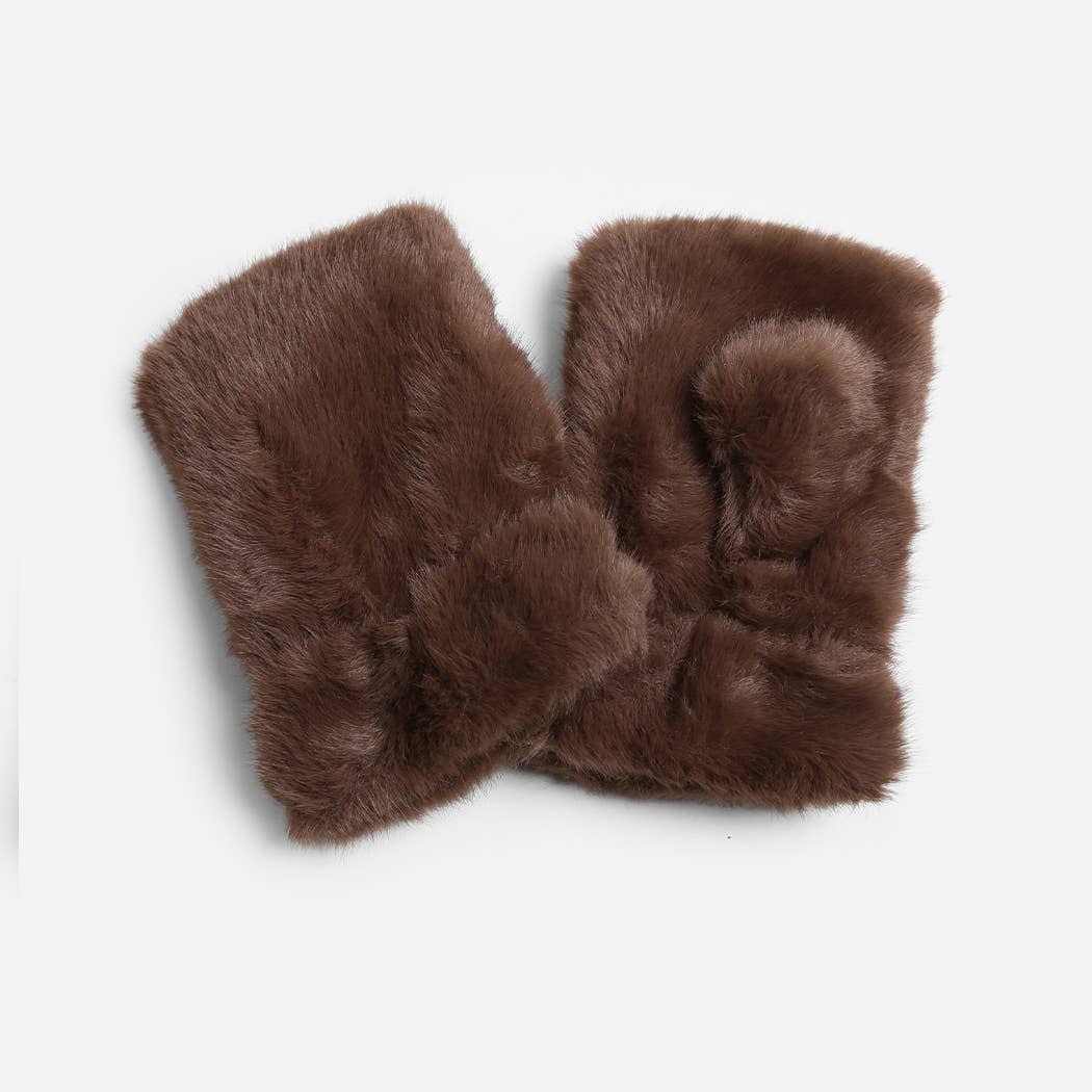 Solid Color Plain Fingerless Glove