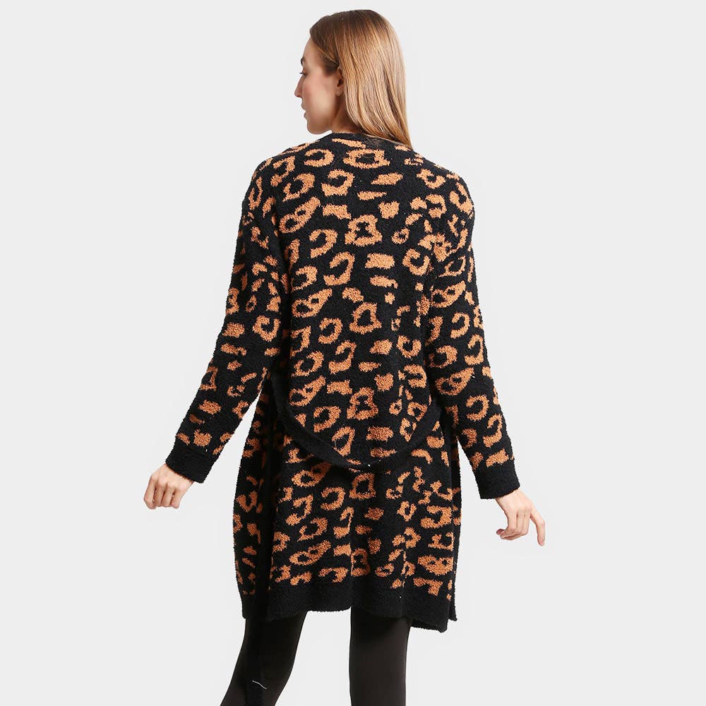 Leopard Patterned Cozy Robe