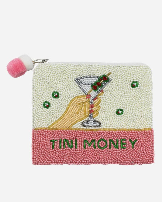 Tini Money Beaded Coin Pouch