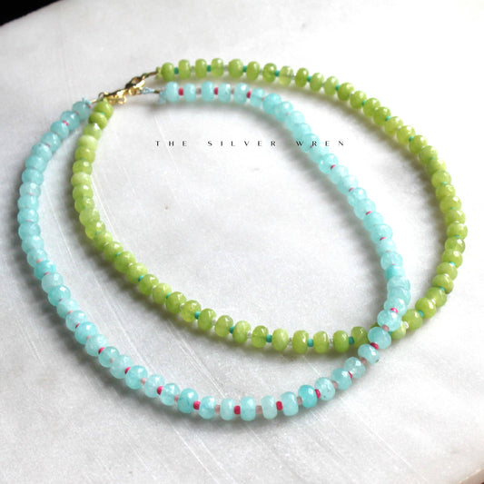 Islands Stone Candy Beaded Necklace