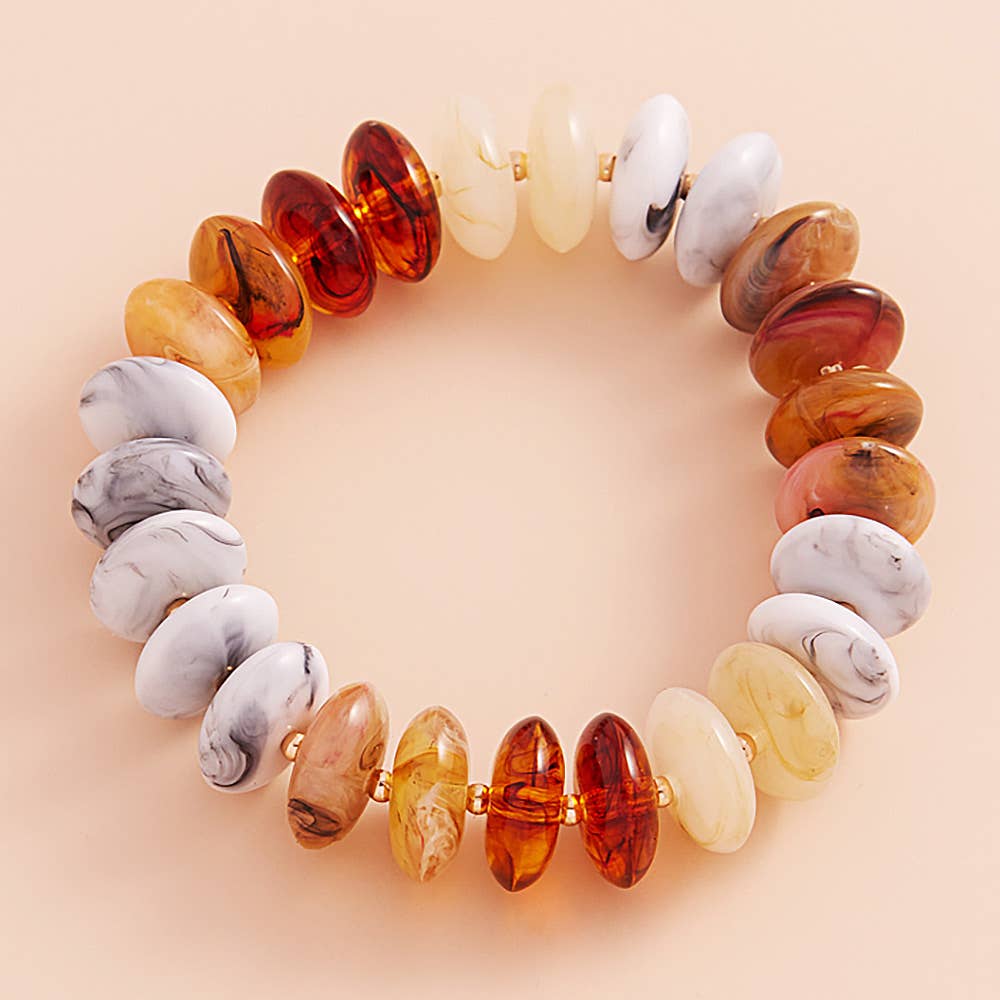Ombre Beaded Stretch Bracelet
