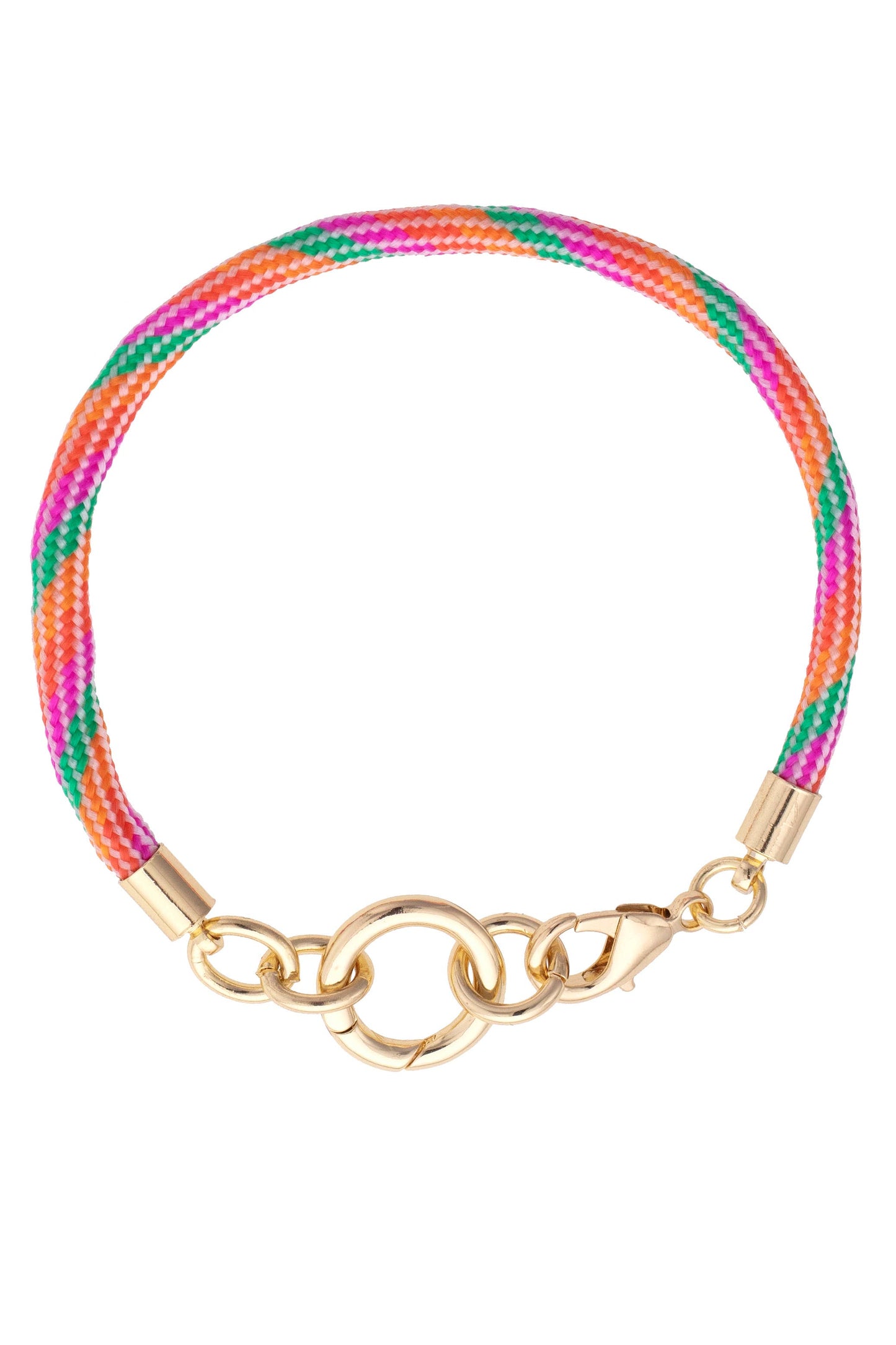 Goldie Cord Charm Bracelet
