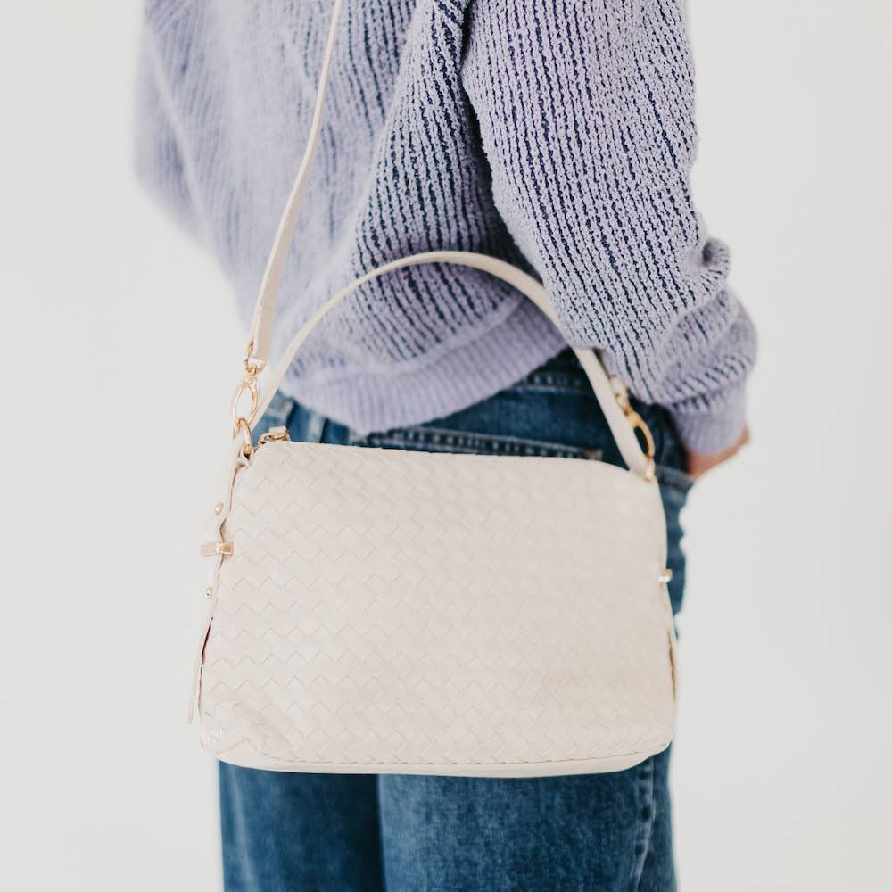 Harper Hobo Woven Shoulder Bag