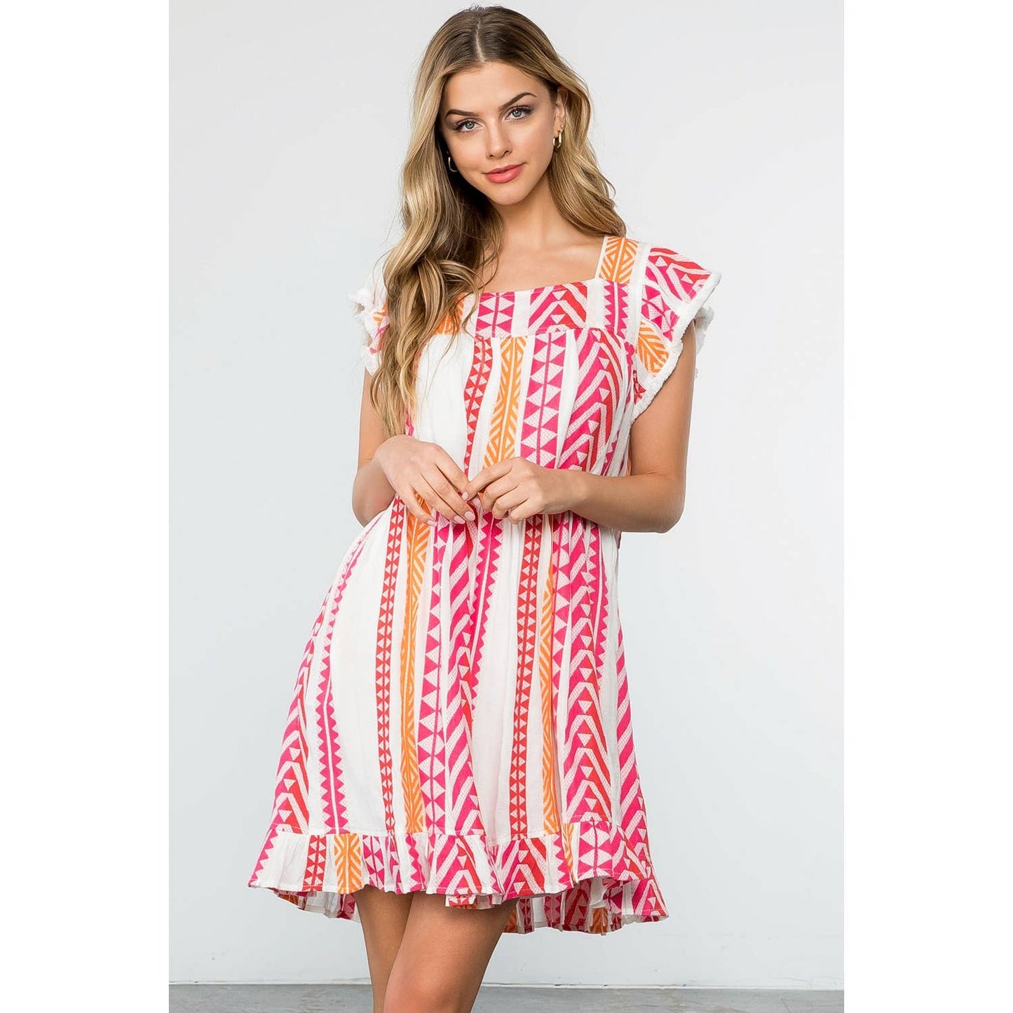 THML Pattern Knit Dress