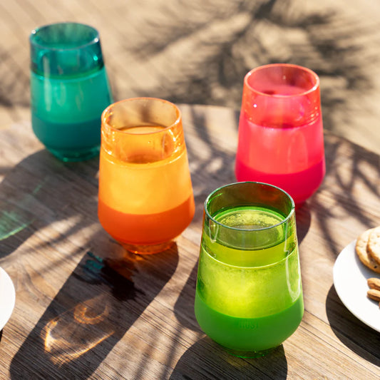 Quick Freeze Stemless Wineglass Set