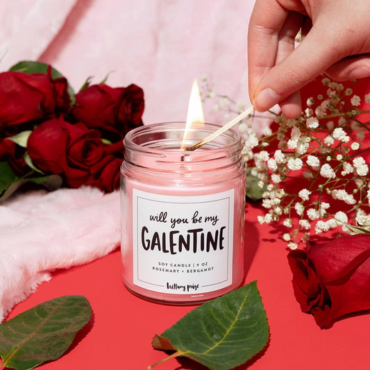 Galentine's Day Candle