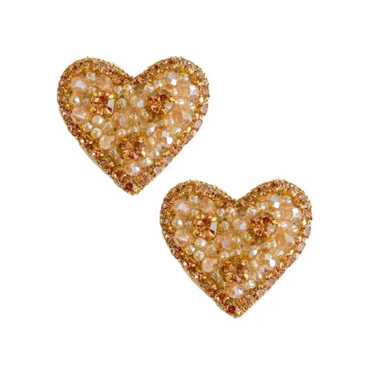 Sweetheart Stud Earrings