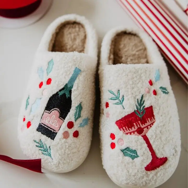 Katydid Cozy Holiday Slippers