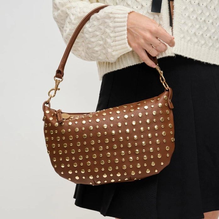 Jordan Studded Shoulder Bag