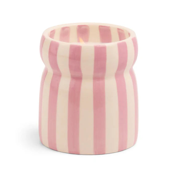 Cabana Stripe Candle