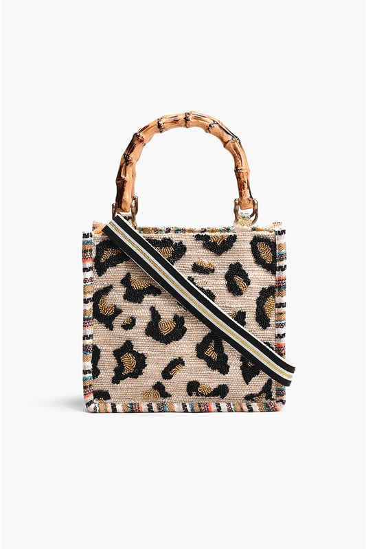 America & Beyond Luxe Leopard Day Handbag