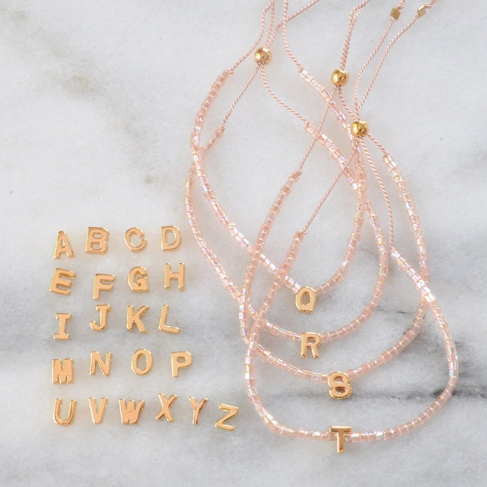 Libby & Smee Alphabet Letter String Bracelets