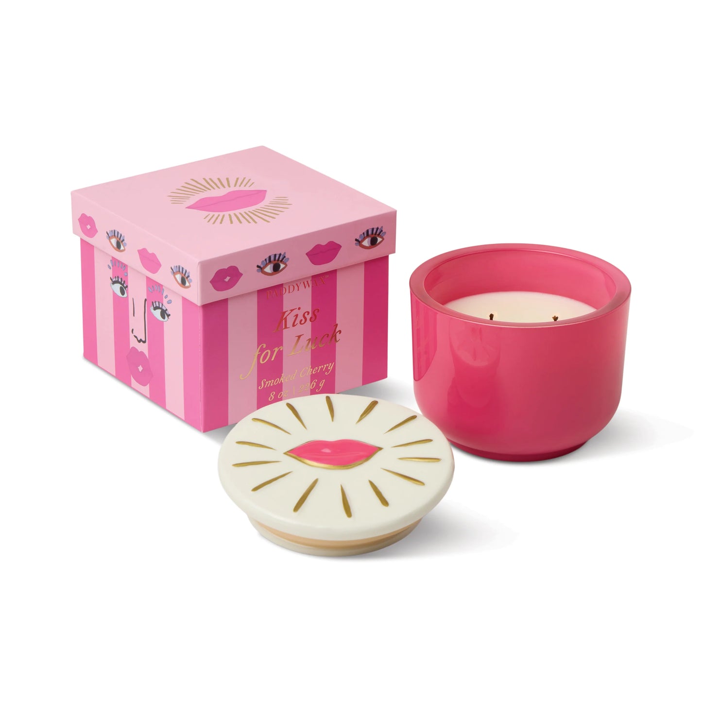 Paddywax Charmed Candle - Lips Lid
