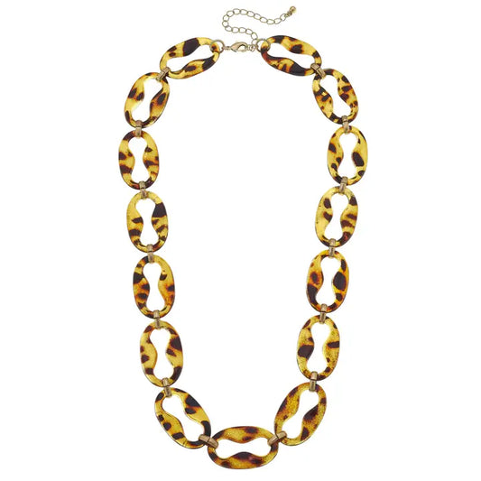 Madison Resin Mariner Chain Statement Necklace