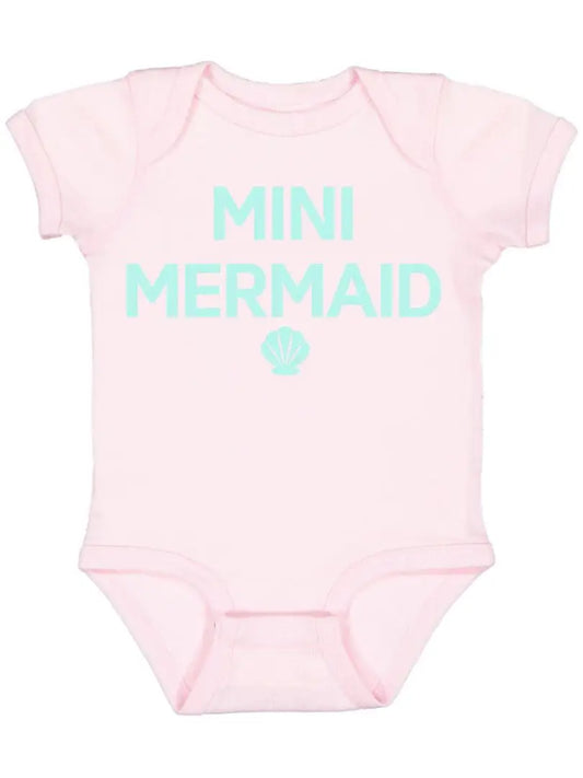 Sweet Wink Mini Mermaid Short Sleeve Bodysuit