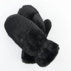 Spencer Faux Fur Mittens