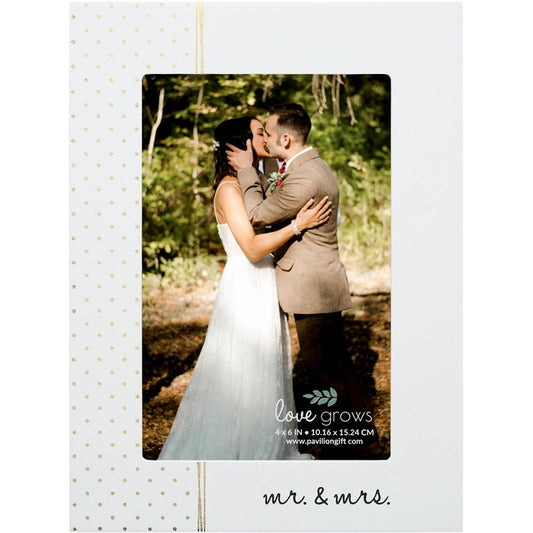 Wedding/Engagement Polka Dot Frame