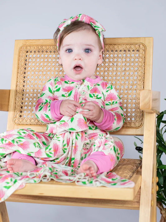 Goosies Pink Block Flower PJ's